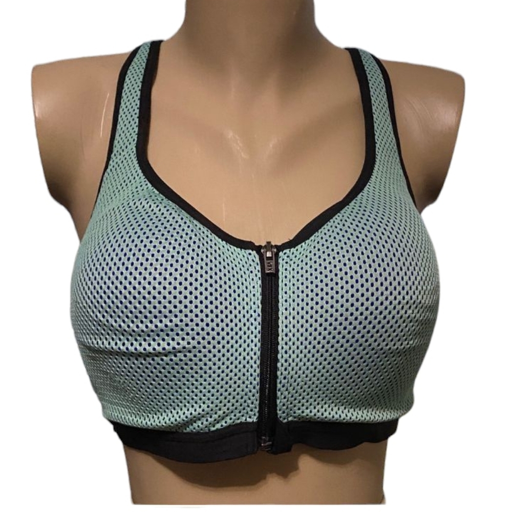 VSX Mint Green and Black Sports Bra